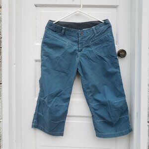 Kuhl Dry Stretch Women's Slate Blue Hiking Capri Size 8